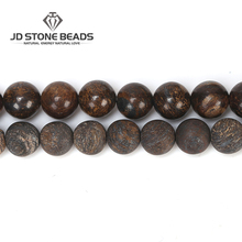 4 6 8 10 12mm Pick Size Natural Stone Beads Brown Color Stone Beads For Jewelry Making DIY Bracelet Necklace Pendants Ornaments 2024 - buy cheap