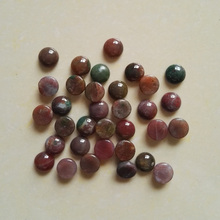 wholesale 8x8mm Natural india onyx stone round cab cabochon beads for jewelry Accessories 50pcs/lot free 2024 - buy cheap