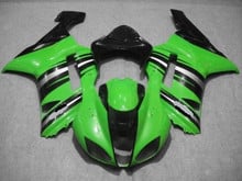 Motorcycle Fairing kit for KAWASAKI Ninja ZX6R 636 07 08 ZX 6R 2007 2008 zx6r 07 ABS Silver Green black Fairings set+gifts KG19 2024 - buy cheap