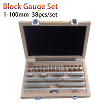 38Pcs/Set 1 grade 0 grade Block Gauge Caliper Inspection Block Gauge Measuring Tools 2024 - buy cheap