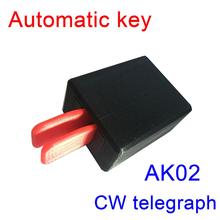 Interruptor de llave automático AK02, transmisor, ejercitador, oscilador, código Morse, radio de onda corta, CW, telégrafo, 3 botones automáticos de audio 2024 - compra barato