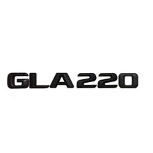 Adesivo de letra para mercedes benz gla class acr220, emblema preto fosco de 220 "para porta-malas do carro, letras em forma de emblema 2024 - compre barato