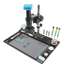 Professional Magnification Microscope Repair Platform 36MP 4K HDMI Microscope Camera 120X/180X/300X C Mount Lens 144 LED Lamp 2024 - buy cheap