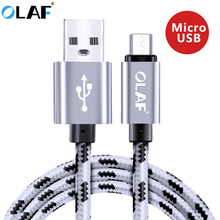 Olaf Fast Charging Micro USB Cable 1M 2M 3M Nylon Braided Snyc Data Cord For Xiaomi Samsung Sony Android Mobile Phone Charger 2024 - buy cheap
