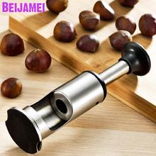 BEIJAMEI Stainless Steel Peeled Chestnut Artifact Multi-functional chestnut shell-opening Small Chestnut opener peeler 2024 - buy cheap