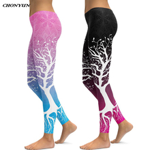 Fitness Yoga Pants Women Sport Leggings Push Up Mandala Sexy Tight Wear Training Running Gym Leggings Stretchy Slim Sport Pants 2024 - buy cheap