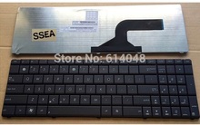 Клавиатура SSEA New US для Asus K53, K53E, X52, X52F, X52J, X52JR, X55, X55A, X55C, X55U, K73, K73B, черная клавиатура 2024 - купить недорого