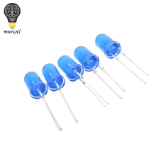 100pcs 5mm Diffused Blue LED Diode DIP Round Wide Angle Through Hole 2 Pin LED Light Emitting Diode Lamp 460-475nm 1.8-2.0V. 2024 - buy cheap