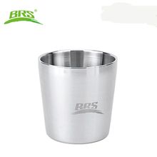 BRS-taza de agua de acero inoxidable 304, protección térmica de doble capa para acampar, senderismo, viajar al aire libre 2024 - compra barato