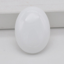 30x22MM Ceramic Whiteware Stone Bead Oval Cabochon CAB GEM Jewelry Making (2pcs/lot) H198 2024 - buy cheap
