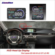 Liandlee Car HUD Head Up Display For Lexus GS300 IS250 LS CT LC Digital Speedometer Fuel Consumption Projector Screen Detector 2024 - buy cheap
