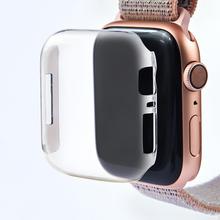 The Intelligent Electronic Accessory Case Is Suitable For The Apple Watch 4 Series of 40 / 44mm Transparent Color Protection Scr 2024 - купить недорого