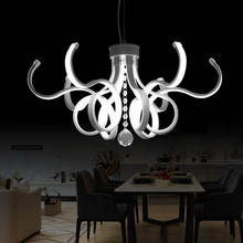 Creative Design LED Acrylic Restaurant Chandelier Fashion Art Living Room Lighting Personality Modern Bar Lighting led lighting 2024 - buy cheap