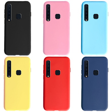 Чехол ярких цветов для Samsung Galaxy S10 M20 M10 A6 A8 A5 J3 J5 2017 J4 J6 A7 A9 2018 A10 A50 A30 A70 A40 силиконовый матовый ТПУ чехол 2024 - купить недорого