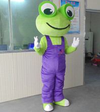 Make EVA Material Frogs Mascot Costumes Frog Cartoon Apparel Birthday Party Masquerade Mascot Costume for Christmas Adult Suit 2024 - buy cheap