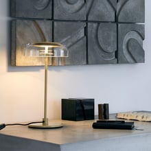 Hardware pós-moderna Sala de estar Lâmpada do Quarto de Vidro Da Lâmpada de Cabeceira Quarto Designer de Modelo Nórdico Candeeiro de Mesa 2024 - compre barato