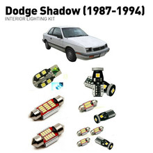 Luces interiores Led para Dodge sombra 1987-1994 11pc luces Led para coches kit de iluminación bulbos automotrices Canbus 2024 - compra barato