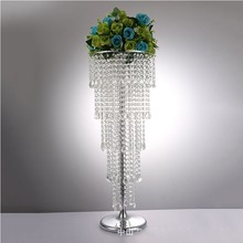 39Inch Height Silver Gold Acrylic Wedding Table Centerpiece Flower Stand Flower Rack Wedding Party Decorations Supplies 2024 - buy cheap