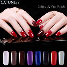 CATUNESS Soak Off UV LED Glitter Nail Art Semi Permanent gel lacquer primer for nails Gel Nail Polish Lamp Hybrid Varnish 2024 - buy cheap