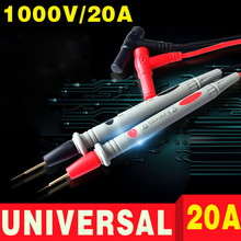 1 Pair 1000V 20A Needle Tip Probe for Universal Digital Multimeter Multi Meter Test Leads Pin Wire Pen Cable 108cm 2024 - buy cheap