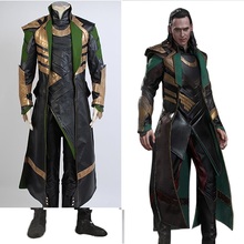 God of Lies Loki Cosplay Thor 3 The Dark World Loki Cosplay Costume Men Women Outfit Trench Whole Set Halloween Carnival Costume 2024 - buy cheap