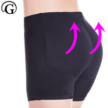 PRAYGER Buttock Enhancer Padded Underwear Women Sexy Abundant Boxer Invisible Mid-waist Butt Lifter 2024 - buy cheap