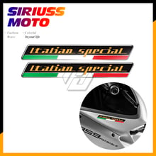 Pegatinas 3D para tanque de motocicleta, pegatina de Italia, funda de adhesivos especiales italianos para Ducati Monster Aprilia RS RS4 RSV4 MV 2024 - compra barato