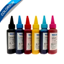 Colorsun 6*100 мл универсальные пигментные чернила для принтера Epson T50 A50 T60 R290 R280 RX610 RX690 L800 2024 - купить недорого