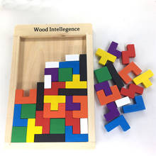 Деревянная Развивающая игра-головоломка для детей, детская игрушка, деревянная Танграм/мозаика 2024 - купить недорого