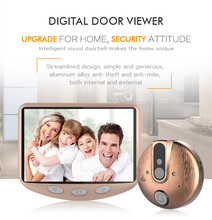 4.3 Inch HD Night Vision Peephole Viewer Wide Angle Video Door Phone 2024 - buy cheap