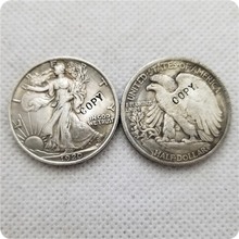 1920-P,S,D Walking Liberty Half Dollar COIN COPY commemorative coins-replica coins medal coins collectibles 2024 - buy cheap