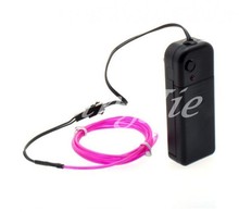 10 Color 1M EL Wire Tube Rope 2AA Battery Powered Flexible Neon Light Car Party Wedding Decoration With Controller Free Shipping 2024 - buy cheap