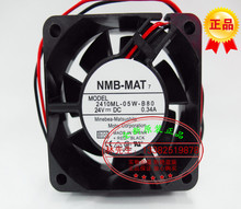 Novo NMB-MAT nmb 2410ml-05w-b80 dc24v 6025 frequência rolamento de esferas ventilador de refrigeração 2024 - compre barato