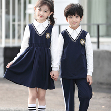 Classe uniforme da escola vestido de roupas de verão esportes de verão crianças em idade escolar do jardim de infância das crianças da escola trajes cosplay terno 2024 - compre barato