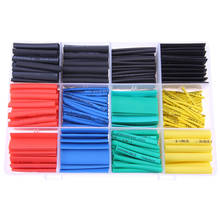 Colorful Heat Shrink Tubing 530pcs Tube Shrinkable Tube Assortment Electronic Polyolefin Ratio 2:1 Wrap Wire Cable Sleeving Kit 2024 - buy cheap