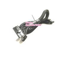 High Quality 60cm black Sleeved 24pin to 10pin+14pin Modular Power Cable for Corsair RM850 Modular PSU 2024 - buy cheap