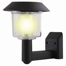 1pc Outdoor Solar Powered Wall Light Auto Sensor Fence LED Garden Yard Fence Lamp New  2024 - buy cheap