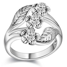 Anillo plateado de hoja tallada de alta calidad para mujer, joyería 925, anillo de joyería de moda para mujer, /XHUDIJPI zemehxl 2024 - compra barato