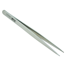 5.1" Long Silver Tone Stainless Steel Extra Fine Pointed Tweezers 2024 - buy cheap