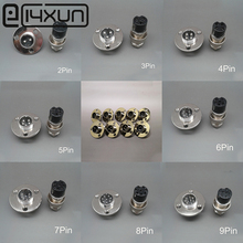 1Set GX16 with 3 Hole Flange Aviation Connector XLR 16mm 2 3 4 5 6 7 8 9 Pin Female Plug Male Chassis Mount Circular Socket 2024 - buy cheap