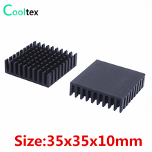 (10 pçs/lote) alta qualidade 35x35x10mm alumínio dissipador de calor do radiador para eletrônico led circuito integrado cooler 2024 - compre barato