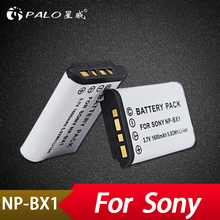 Palo 2 шт. Bateria NP-BX1 NPBX1 np bx1 Батарея для Sony DSC-RX100 DSC-WX500 HX300 WX300 HDR AS100v AS200V AS15 AS30V AS300 2024 - купить недорого