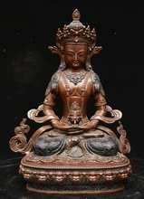 Тижуан буддизм Чистая Бронза Амитаюс долголгия богиня боддхисаттва статуя 2024 - купить недорого