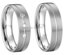 custom mens and womens health titanium wedding ring band couples engagement ring sets 2024 - buy cheap