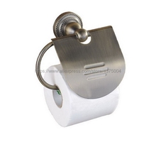 Antique Brass Paper Roll Holder Toilet Paper Holder Tissue Holder Restroom Bathroom Accessories Nba054 2024 - buy cheap