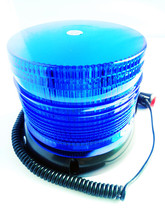 Luz estroboscópica para teto de carro, led azul amarelo luz estroboscópica de teto redondo piscante luz de advertência de caminhão veículos, lâmpada de sinal de emergência de polícia 12v/24v