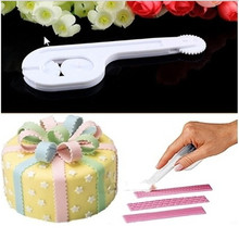 3 Wheel Fondant Embosser Icing Cutter Cake Decorating Tool Pastry Sugarcraft Round Pad Lace Cutter Knife Baking Tools For Cakes 2024 - buy cheap