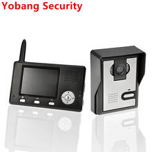 Yobang Security freeship 2.4ghz 3.5" TFT Wireless Video Door Phone Intercom Doorbell Home Security 1-camera 1 Monitors  doorbell 2024 - buy cheap