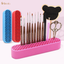 1pcs Soft Silicone Nail Pen Holder Creative Makeup Brush Display Stand Storage Case Desk Organizer Home Supplies Manicure Tools 2024 - buy cheap