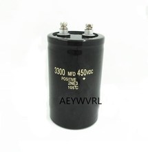 450v 3300uf  Electrolytic Capacitor Radial 65x106mm (2pcs) 2024 - buy cheap